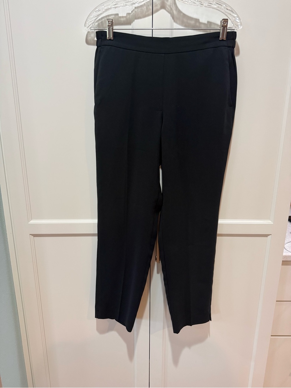 J. Crew Black Slim Ankle Trousers